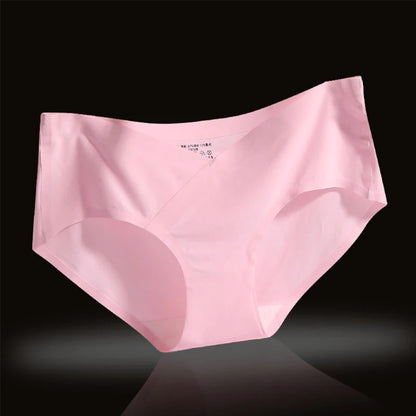 Seamless Low Waist Pregnant Panties Low Waist Maternity Underwear Pregnanc Cotton Soft Breathe V-Shaped Care Belly Women Briefs