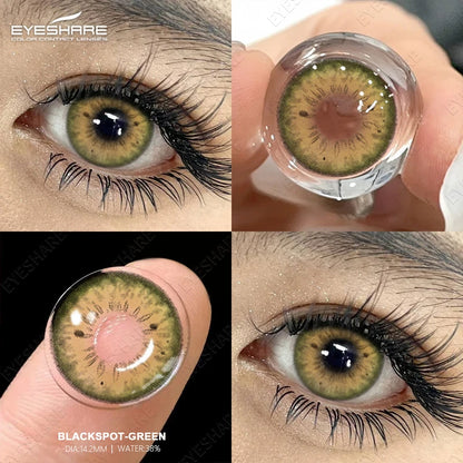 EYESHARE 1 Pair Color Contact Lenses for Eyes Cosmetic High Quality Blue Lenses Green Contact Fashion Cosmetic Eye Contacts