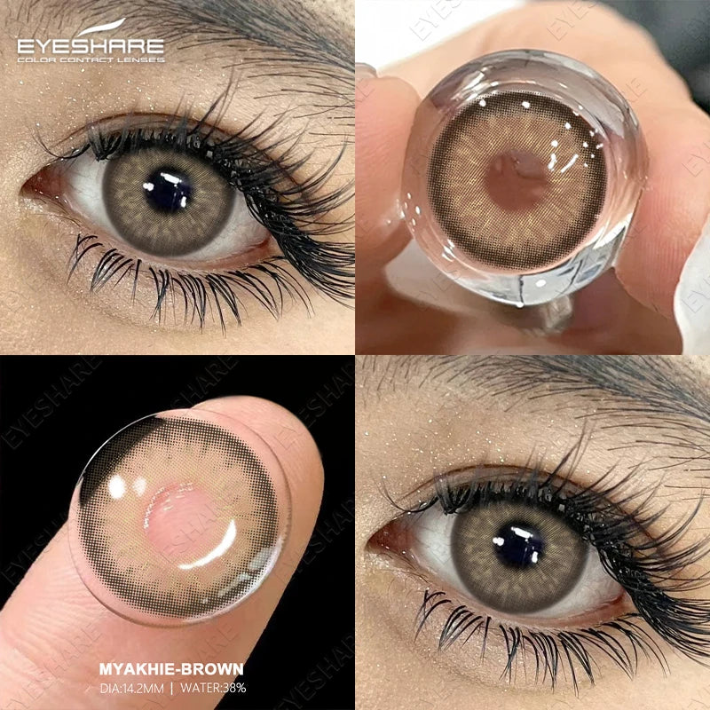 EYESHARE 1 Pair Color Contact Lenses for Eyes Cosmetic High Quality Blue Lenses Green Contact Fashion Cosmetic Eye Contacts