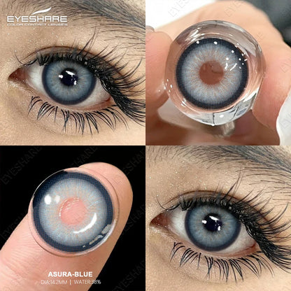 EYESHARE 1 Pair Color Contact Lenses for Eyes Cosmetic High Quality Blue Lenses Green Contact Fashion Cosmetic Eye Contacts