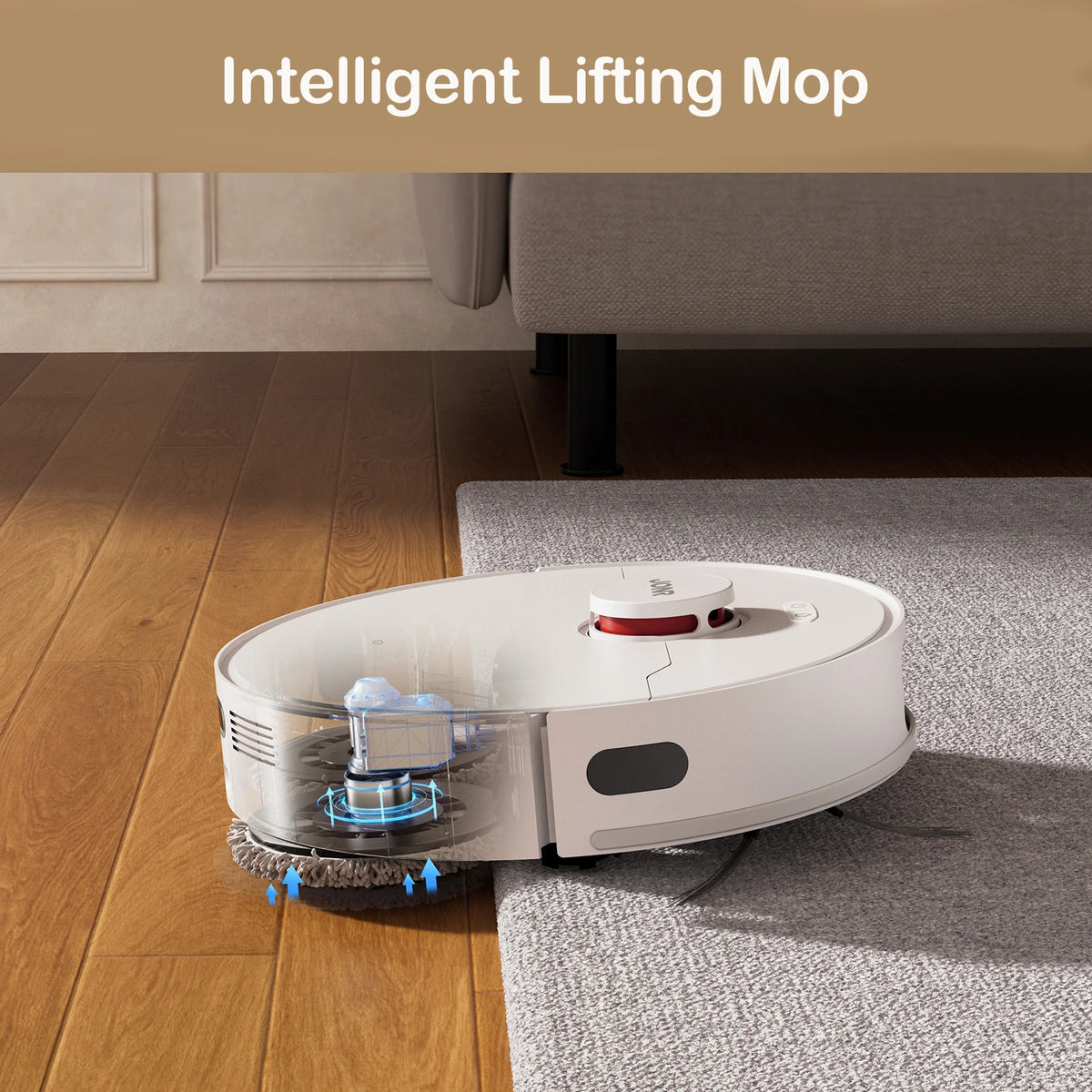 JONR P20 pro Robot Vacuum International Edition Mopping Vacuuming Drying Wipes Automatic Cleaning Dust Collecting Drainage Water