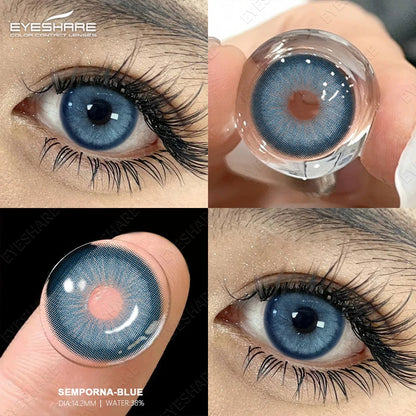 EYESHARE 1 Pair Color Contact Lenses for Eyes Cosmetic High Quality Blue Lenses Green Contact Fashion Cosmetic Eye Contacts