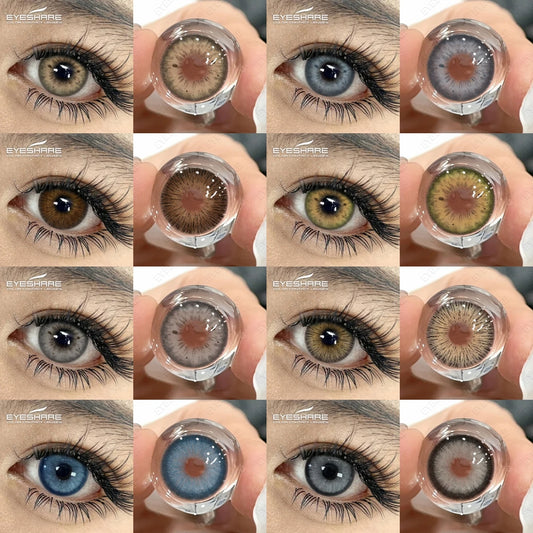 EYESHARE 1 Pair Color Contact Lenses for Eyes Cosmetic High Quality Blue Lenses Green Contact Fashion Cosmetic Eye Contacts