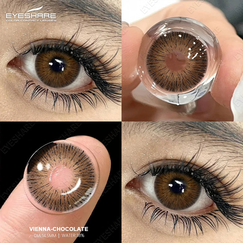 EYESHARE 1 Pair Color Contact Lenses for Eyes Cosmetic High Quality Blue Lenses Green Contact Fashion Cosmetic Eye Contacts