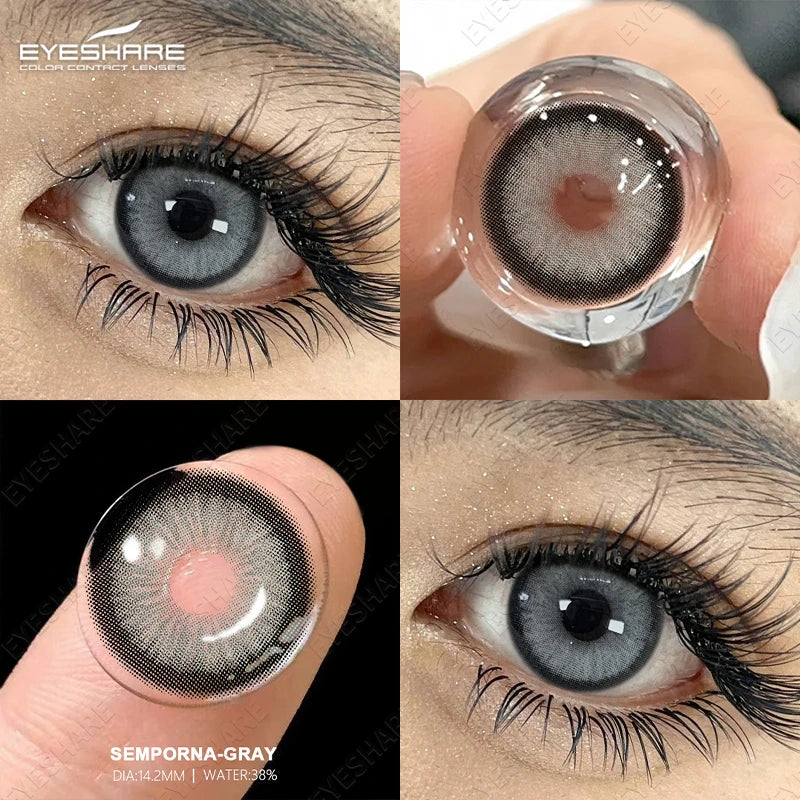 EYESHARE 1 Pair Color Contact Lenses for Eyes Cosmetic High Quality Blue Lenses Green Contact Fashion Cosmetic Eye Contacts