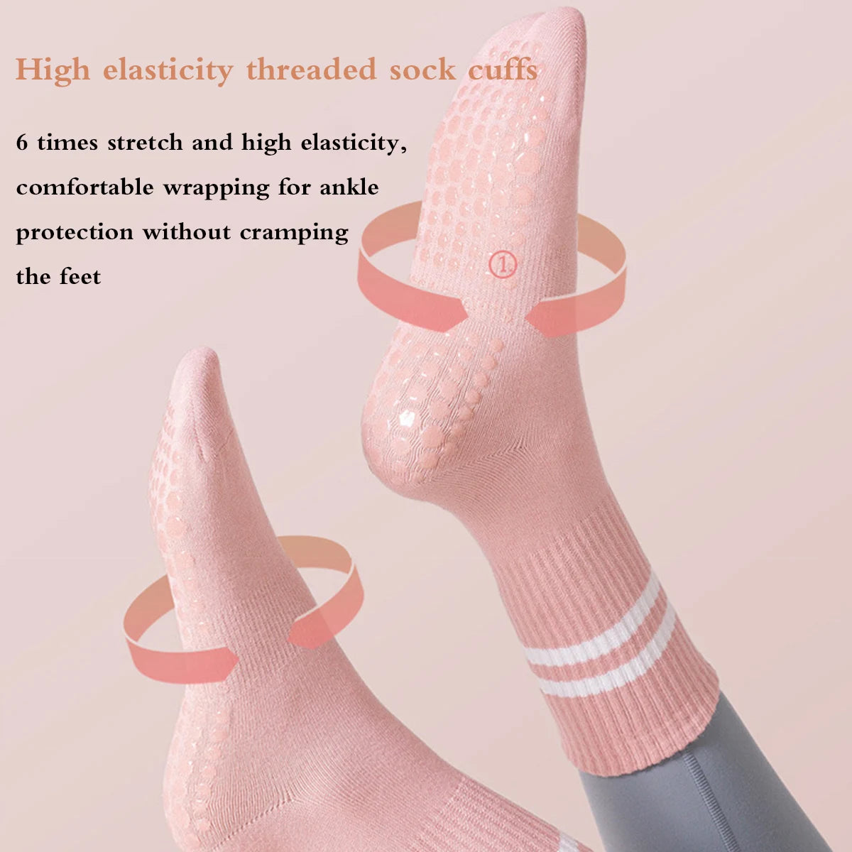 NarpSock™️ - Pilates Socks with Grips for Active Women